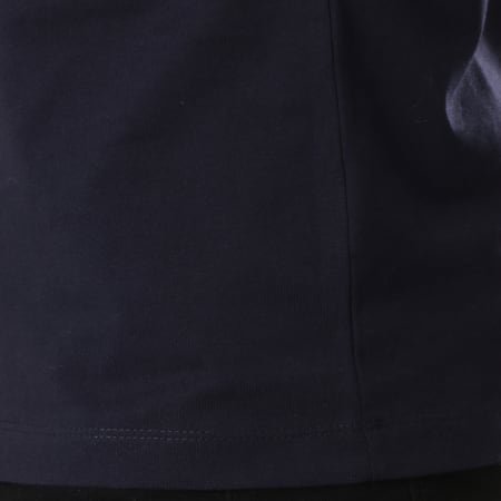 Calvin Klein - Tee Shirt Manches Longues Institutional In Stripe 0403 Bleu Marine