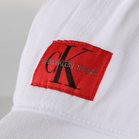 Calvin Klein - Casquette Monogram 0861 Blanc