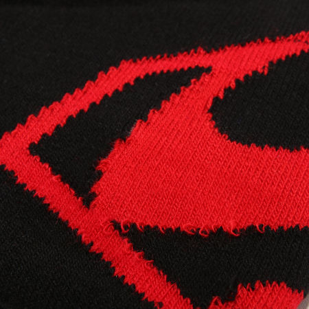 DC Comics - Bonnet Big Logo Superman Noir Rouge