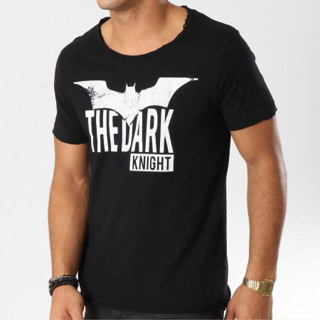 DC Comics - Tee Shirt The Dark Night Logo Noir