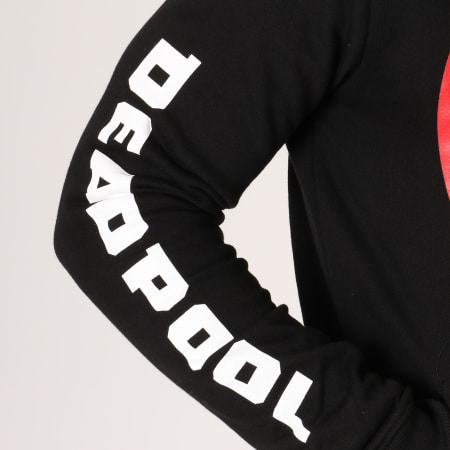 Deadpool - Sweat Capuche Logo Noir