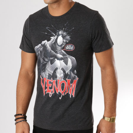 Spiderman - Tee Shirt Venom Is Back Gris Anthracite Chiné