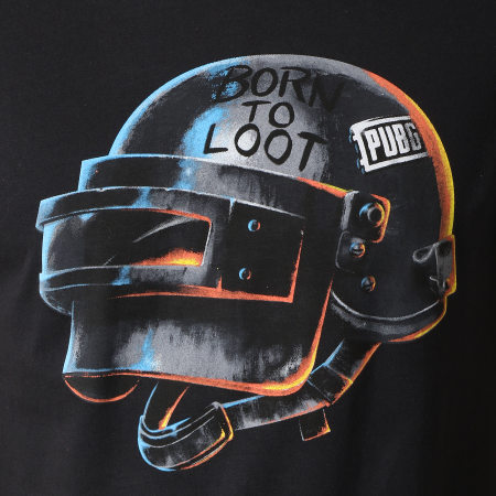 PlayerUnknown's Battlegrounds - Tee Shirt Born To Loot Noir
