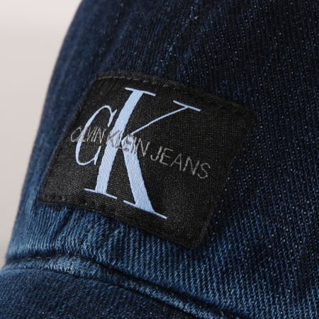 Calvin Klein - Casquette Monogram Bleu Denim