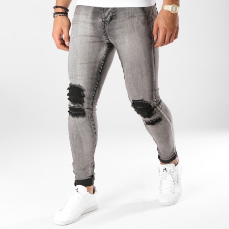 Sixth June - Jean Skinny M3624HDE Gris Anthracite