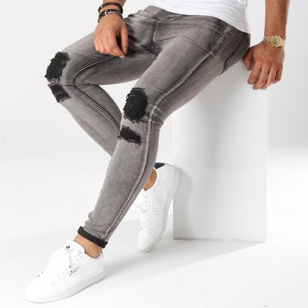 Sixth June - Jean Skinny M3624HDE Gris Anthracite