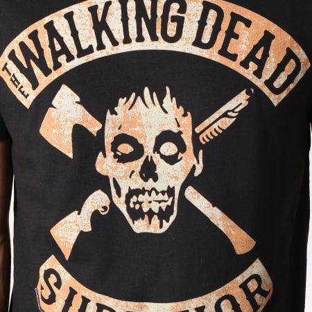 The Walking Dead - Tee Shirt Survivor Noir