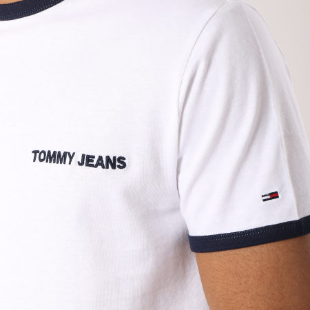 Tommy Hilfiger - Tee Shirt Tommy Ringer 5526 Blanc