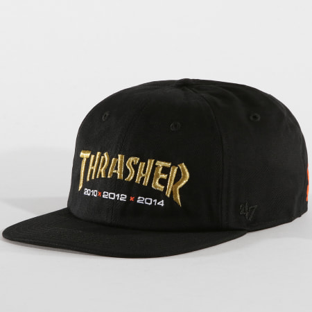 Thrasher - Casquette Snapback Gold Years 47' Brand San Francisco Giants Noir Doré