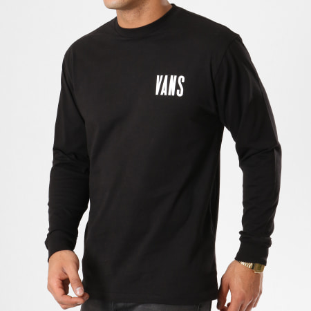 Vans - Tee Shirt Manches Longues Type Straker A3HXK Noir