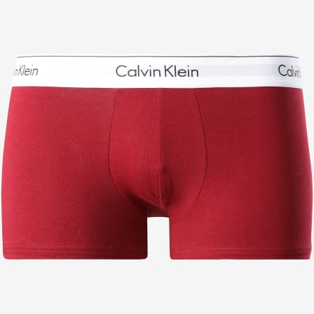 Calvin Klein - Lot De 2 Boxers Modern Cotton NB1086A Bleu Marine Bordeaux