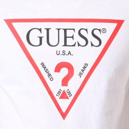 Guess - Tee Shirt M91I29I3Z00 Blanc
