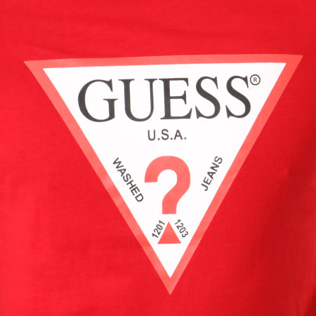 Guess - Tee Shirt M91I29I3Z00 Rouge