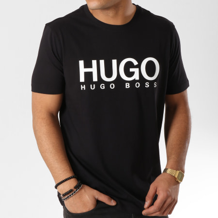 HUGO - Tee Shirt Dolive 50387414 Noir Blanc