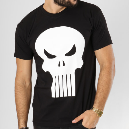 Séries TV et Films - Tee Shirt Logo Skull Icon Noir
