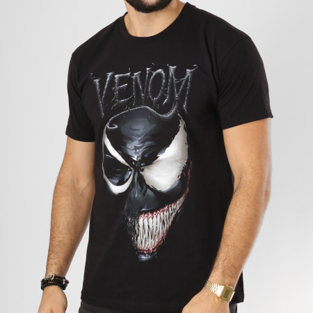 Spiderman - Tee Shirt Venom 2 Faced Noir