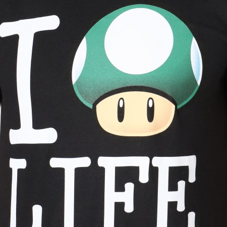 Super Mario - Tee Shirt Life Noir