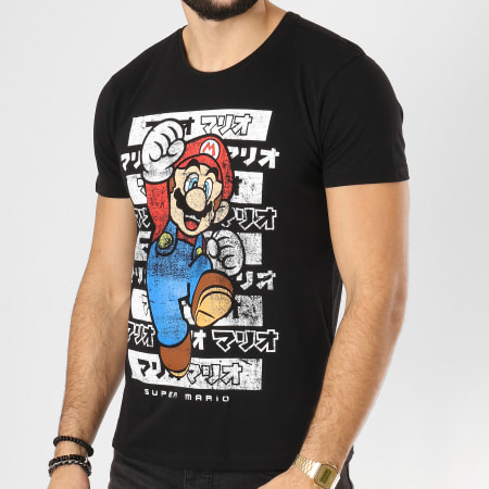 Super Mario - Tee Shirt Kanto Noir