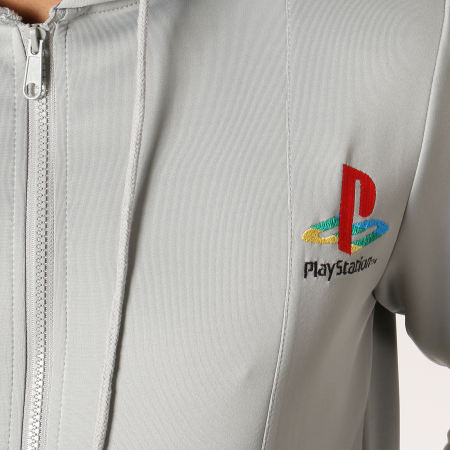 Playstation - Sweat Zippé Capuche PS One Gris 