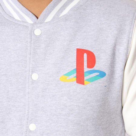 Playstation - Teddy PS Since 94 Gris Chiné Blanc