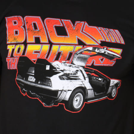 Back To The Future - Tee Shirt Car Noir