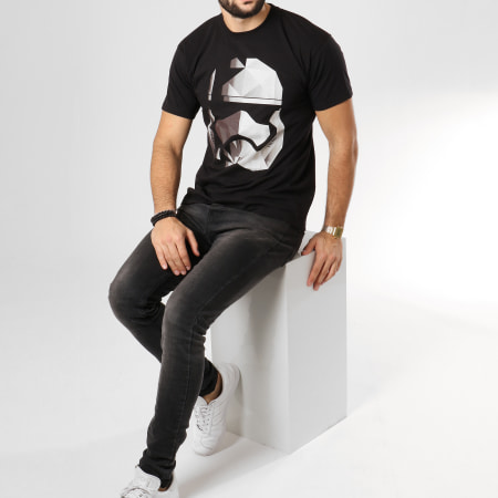 Star Wars - Tee Shirt Cubical Trooper Noir