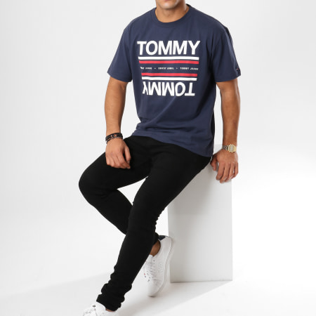 Tommy Hilfiger - Tee Shirt Essential Reflection 5547 Bleu Marine