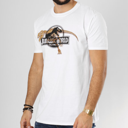 Jurassic Park - Tee Shirt T-Rex Blanc