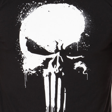 Marvel - Tee Shirt Punisher Series Skull Noir