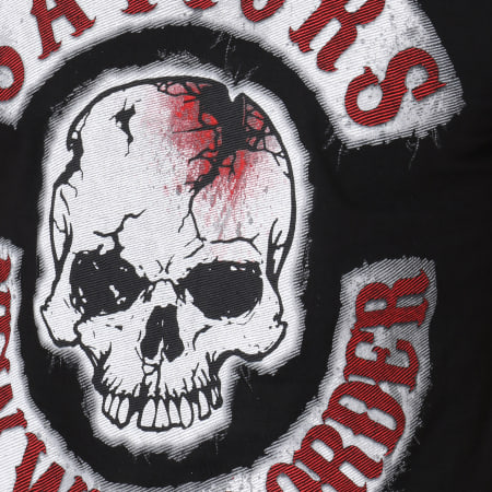 The Walking Dead - Tee Shirt Saviors New World Order Noir