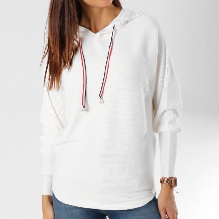 Pull à Capuche Gris St Bernard Taille 8-10 Femme - Occasion Très Bon État