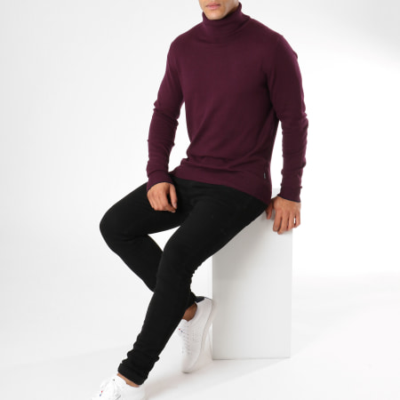 Jack And Jones - Pull A Col Roulé Billy Bordeaux