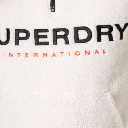 Superdry - Veste Outdoor Fourrure Sherpa M20015AR Ecru