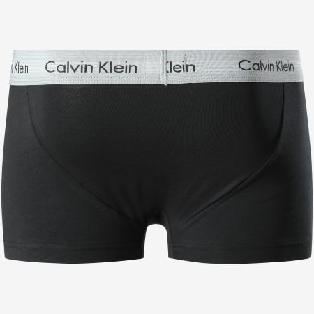 Calvin Klein - Lot De 2 Boxers Cotton Stretch NB2031B Noir Gris Bordeaux