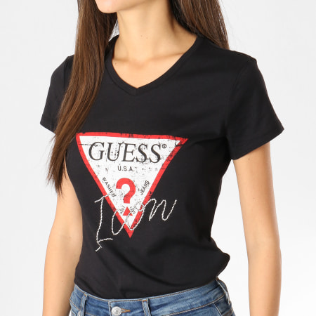 Guess - Tee Shirt Femme W91I69-K46D0 Noir