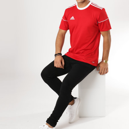 Adidas Sportswear - Tee Shirt De Sport Jersey 17 Squad BJ9174 Rouge