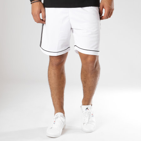 Adidas Sportswear - Short Jogging Squad 17 BJ9227 Blanc Noir