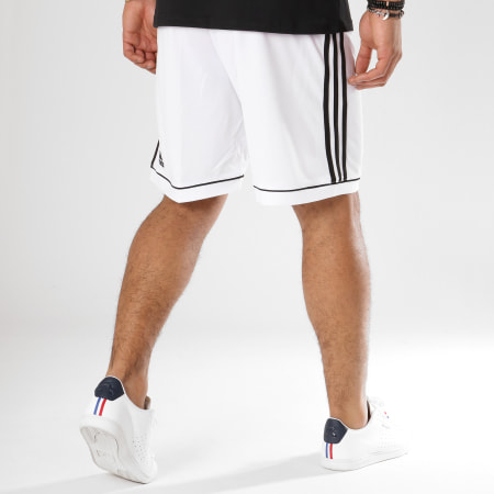Adidas Sportswear - Short Jogging Squad 17 BJ9227 Blanc Noir