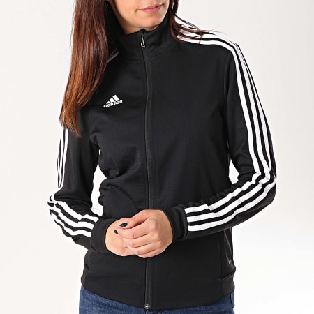 Adidas Sportswear - Veste Zippée Femme Tiro19 TR Jacket D95929 Noir Blanc
