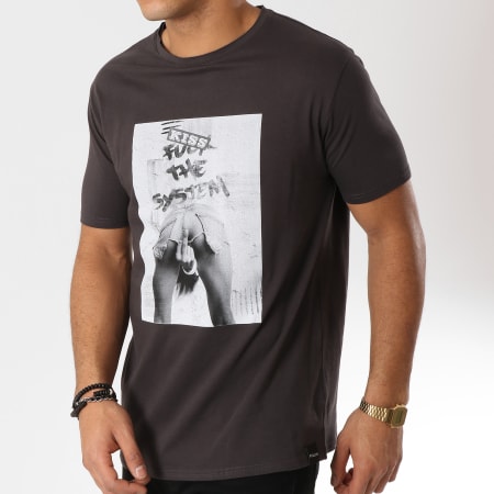Pullin - Tee Shirt FTS Gris Anthracite