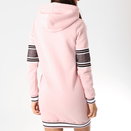 Superdry - Robe Sweat Capuche Femme Beccy G80661BR Rose