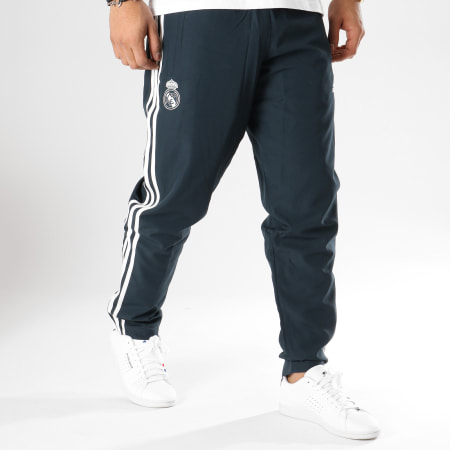 Adidas Sportswear - Pantalon Jogging Real Madrid CW8656 Bleu Marine Blanc