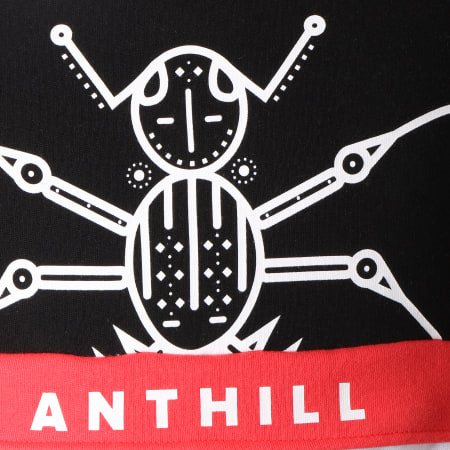 Anthill - Sweat Capuche Structure Blanc Noir