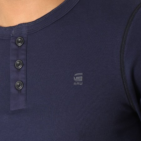 G-Star - Tee Shirt Manches Longues Korpaz D11000-1141 Bleu Marine