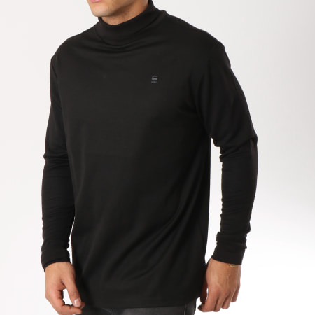 G-Star - Tee Shirt Manches Longues Benmel D11886-9993 Noir
