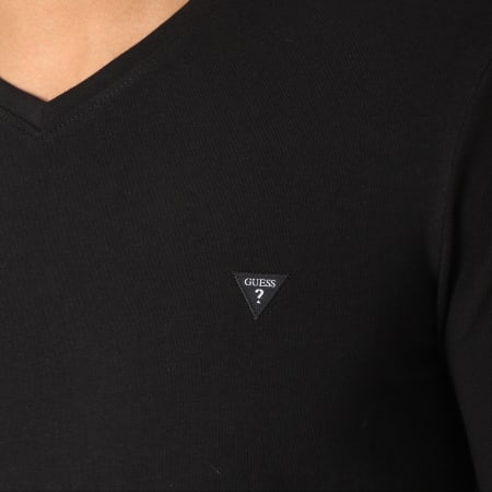 Guess - Tee Shirt Manches Longues M91I31-J1300 Noir