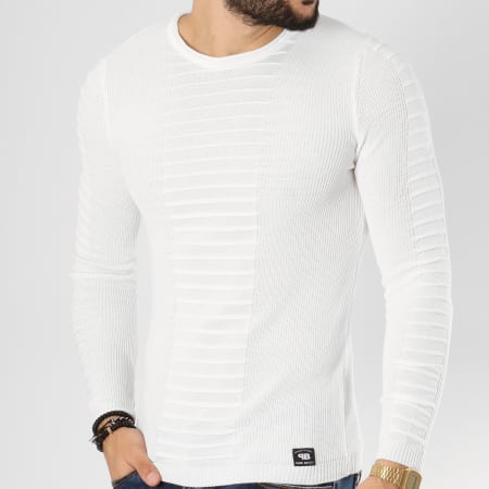 Paname Brothers - Pull 106 Blanc