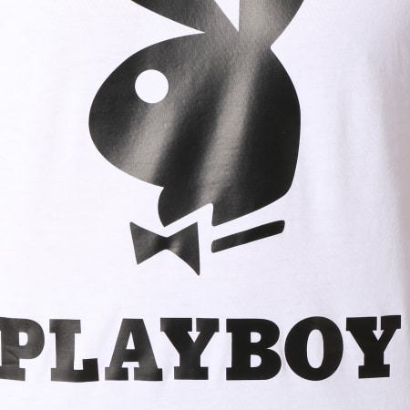Playboy - Tee Shirt Classic Logo Blanc