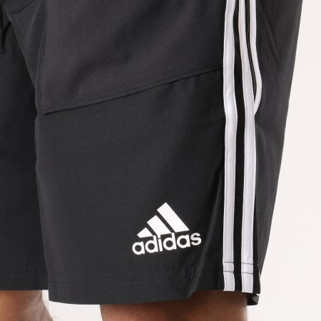 Adidas Sportswear - Short Jogging Avec Bandes Tiro19 D95919 Noir Blanc