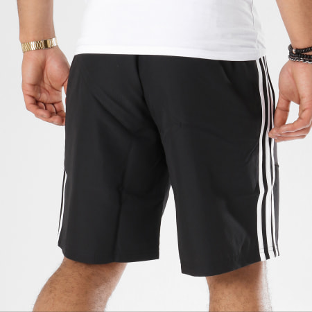 Adidas Sportswear - Short Jogging Avec Bandes Tiro19 D95919 Noir Blanc